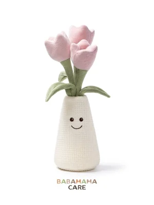 McHugs Elegant Tulip Vase Plush